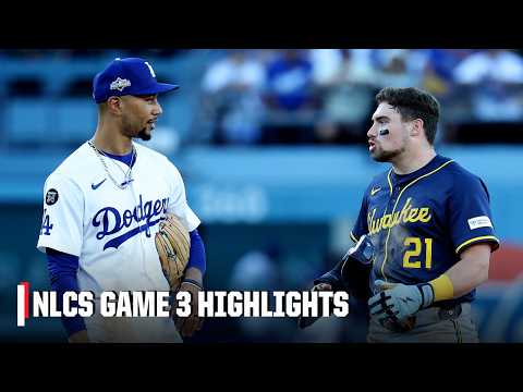 Thumbnail for NLCS Game 3 Highlights 🍿 Dodgers on the brink of another World Series trip | ESPN MLB