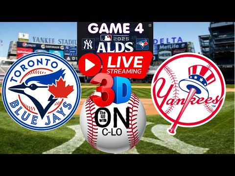 Thumbnail for 🔴New York Yankees vs Toronto Blue Jays Live ALDS MLB Baseball. Play by Play 3D Presentation & More!