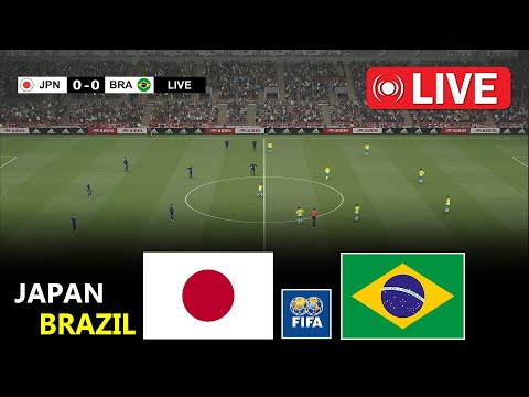 Thumbnail for Japan vs Brazil | Friendly Football Match 2025 | eFootball Pes 21 Video Game Simulation