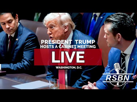 Thumbnail for LIVE REPLAY: President Trump Hosts a Cabinet Meeting - 10/9/25