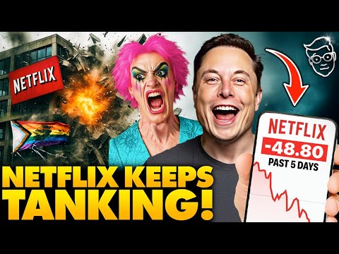 Thumbnail for Netflix Stock COLLAPSE Continues as Millions CANCEL Over Trans Activism Scandal | 'New Bud Light'