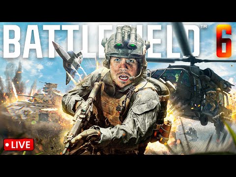 Thumbnail for BATTLEFIELD 6 IS OFFICALLY HERE - LAUNCH DAY (CODE GIVEAWAYS!)