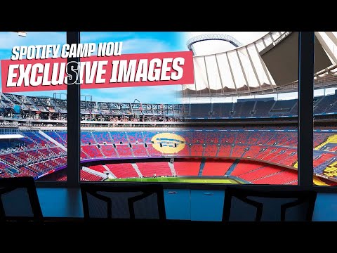 Thumbnail for 🫨 Goosebumps! Never-Before-Seen Footage of the NEW Spotify Camp Nou! 🔵🔴 | FC Barcelona