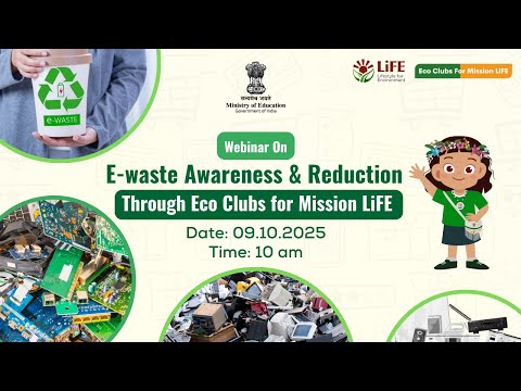 Thumbnail for Webinar on E-waste Awareness and Reduction