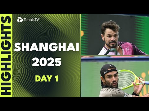 Thumbnail for Wawrinka In Action, Berretini, Cilic & More Feature On Day One | Shanghai 2025 Highlights Day 1