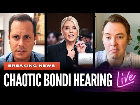 Thumbnail for LIVE REACTION: AG Pam Bondi Faces the Senate in Chaotic Hearing