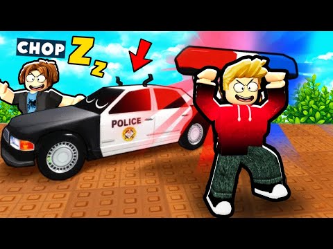 Thumbnail for ROBLOX CHOP AND FROSTY STEAL CARS FROM POLICE CARS